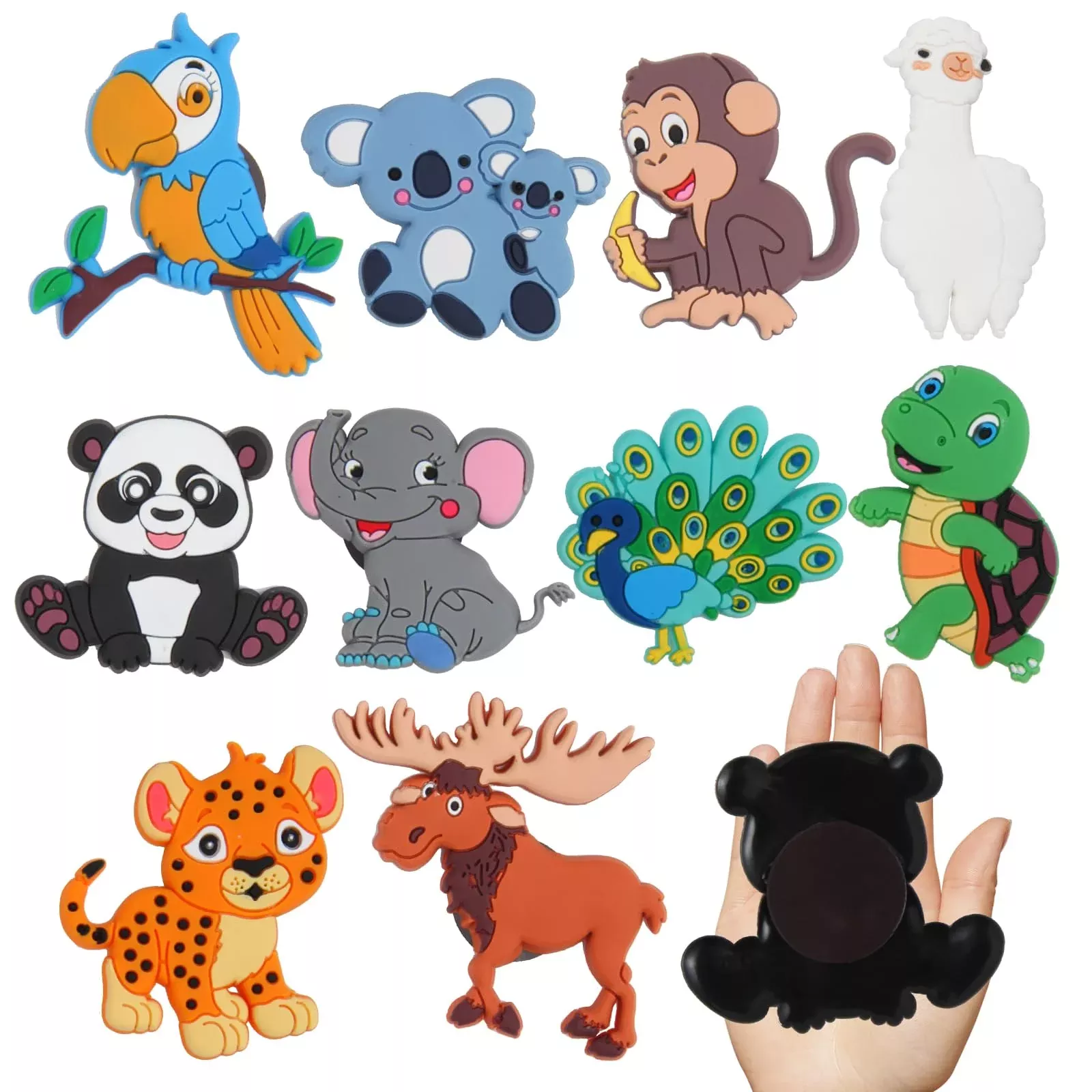 10 Pcs Fridge Magnets For Toddlers 1-3,Refrigerator Magnets For Kids,K