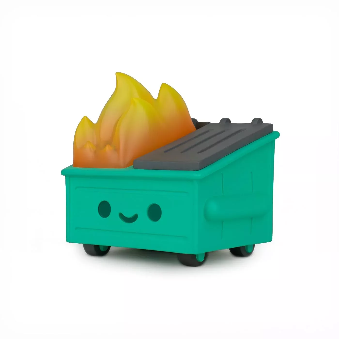 100% Soft Dumpster Fire Vinyl Figure Multi-Color 3.5" Mini Toy