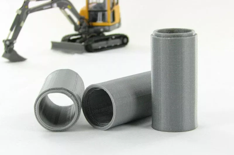 3D To Scale 50-125-GY 1/50 Scale Concrete 36 Culvert - Grey 3 Pack