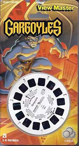 3D Viewer Reels Gargoyles 3D ViewerMaster with 21 Images Grey
