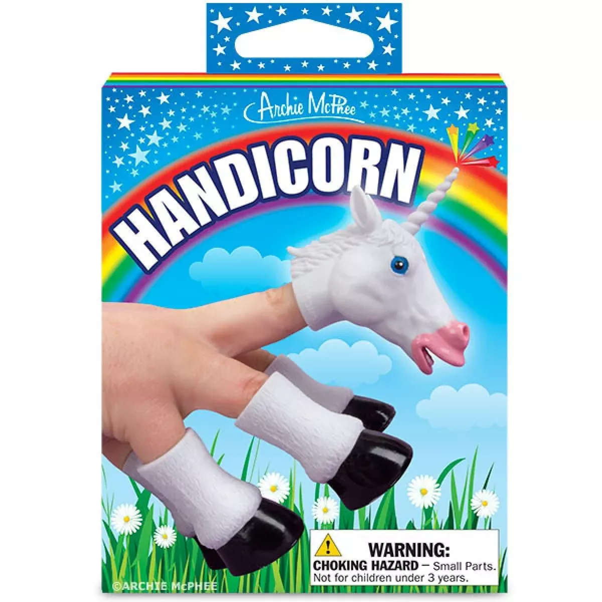 Accoutrements Handicorn Finger Puppets Set - Multi-colored, 5 Pieces