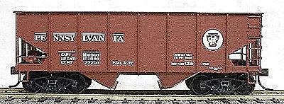 Accurail 2556 HO Scale USRA 55 Ton 2 Bay Open Hopper Kit Pennsylvania PRR No #s - NOS