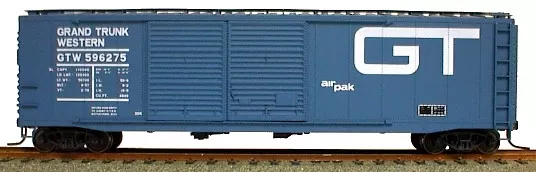 Accurail 5226 HO Scale 50' AAR Double Door Boxcar Kit Grand Trunk GTW 596275 - NOS