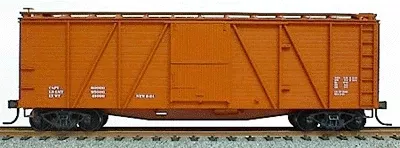 Accurail 7099 HO Scale 40' Outside Braced Boxcar Kit Oxide Undecorated Data Only - NOS