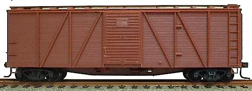 Accurail 7100 HO Scale 40' 6 Panel Wood Boxcar Kit Undecorated - NOS