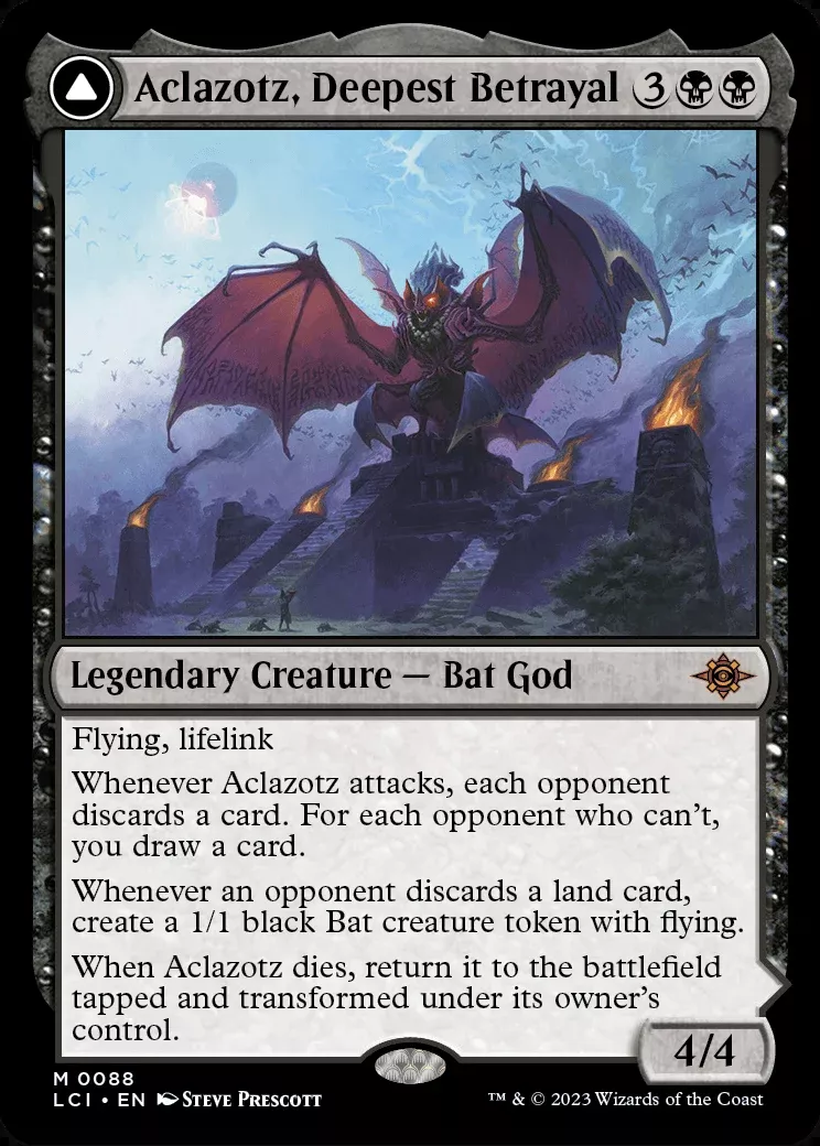 Aclazotz, Deepest Betrayal (LCI-088) [The Lost Caverns of Ixalan] Foil
