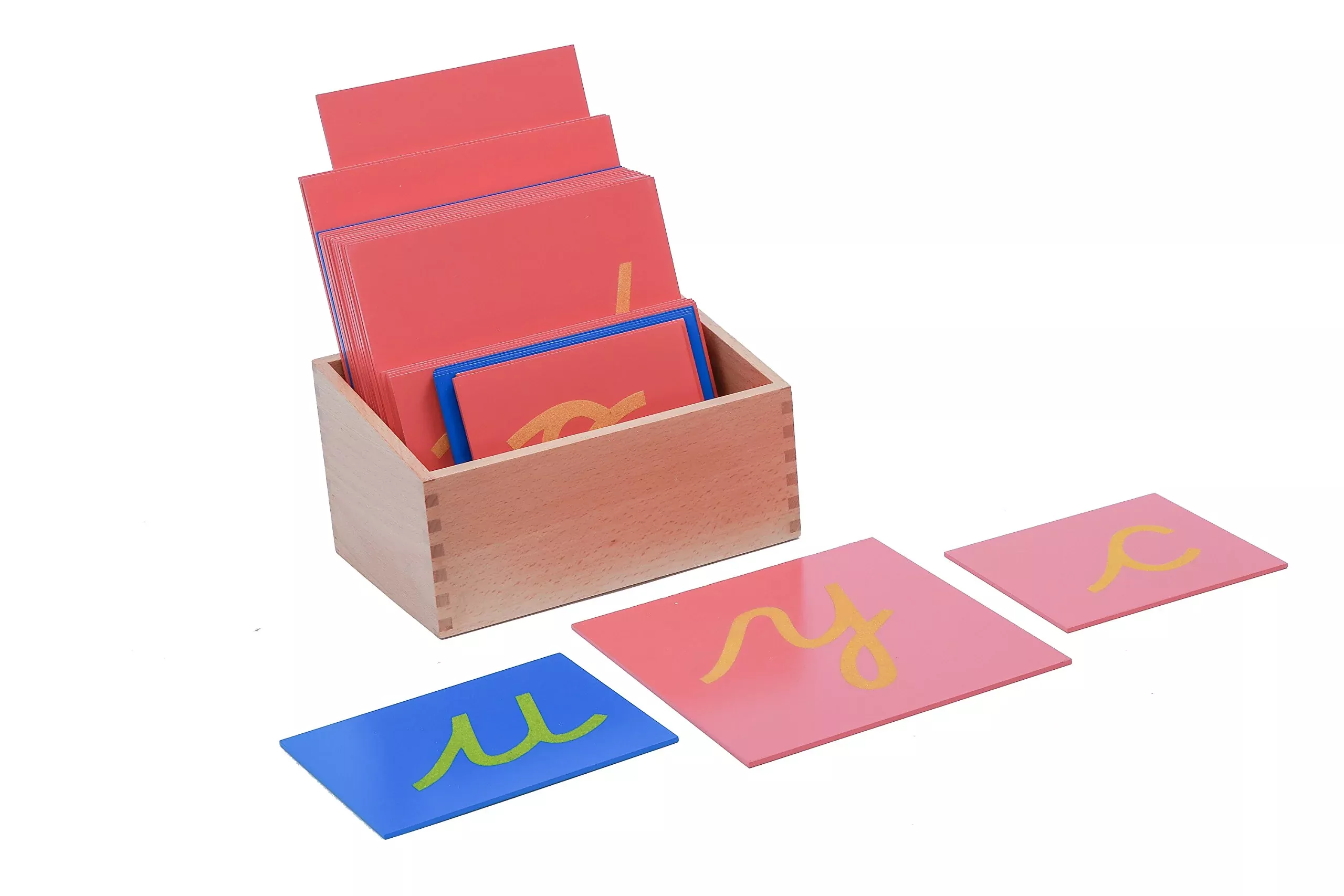 Adena Montessori Cursive Sandpaper Letters 26 pcs 9.5x10.