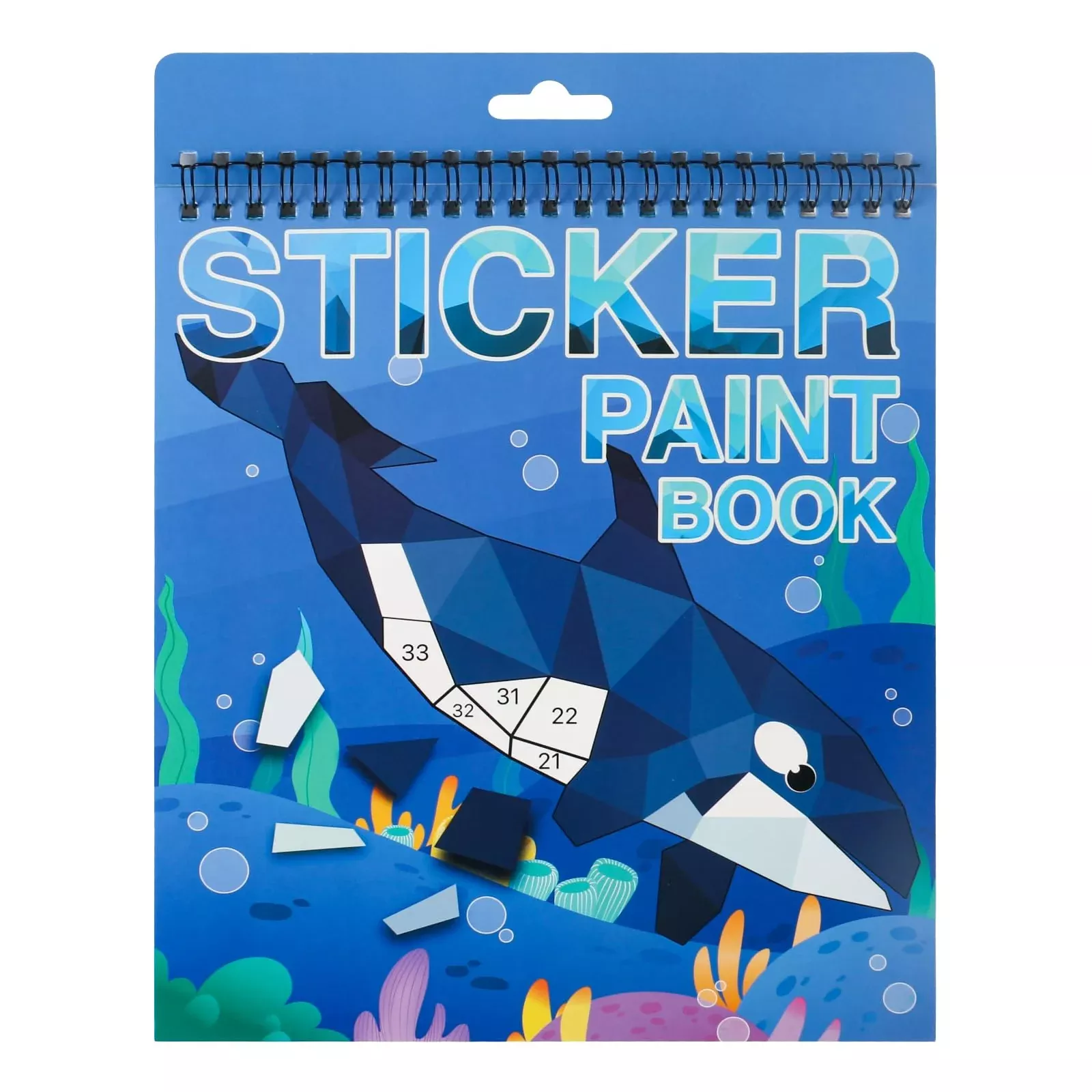 AEAHALY Sticker Book for Kids - Ocean Theme, 7 Perforated Pages