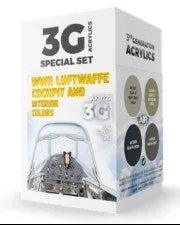 AK Interactive 11722 Air Series: WWII Luftwaffe Cockpit & Interior 3G Acrylic Pa
