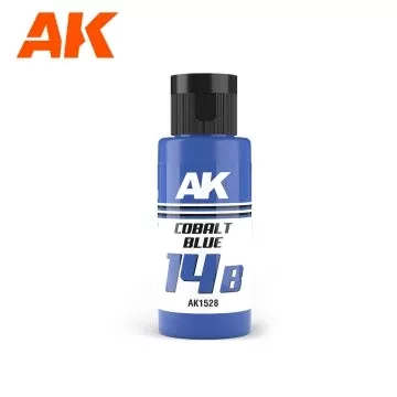 AK Interactive 1528 Dual Exo: 14B Colbalt Blue Acrylic Paint 60ml Bottle