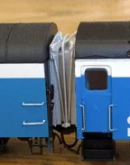American Limited Models 9320 HO Scale Working Diaphragm Kits Rapido Continental - Gray (1 Pair)