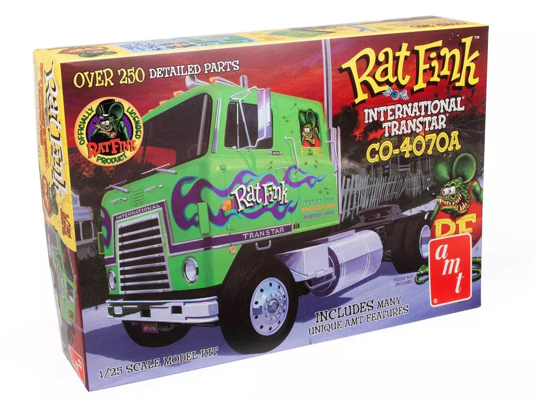 amt 1291 1/25 IH Transtar CO-4070A Tractor - Rat Fink Skill Level 3 Model Kit
