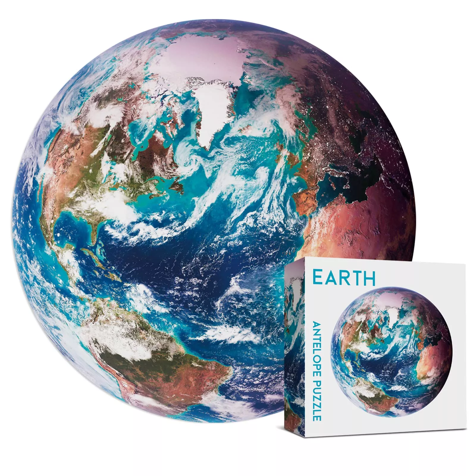 Antelope 1000 Piece Jigsaw Puzzle - Earth - 26.5 Inch Circle