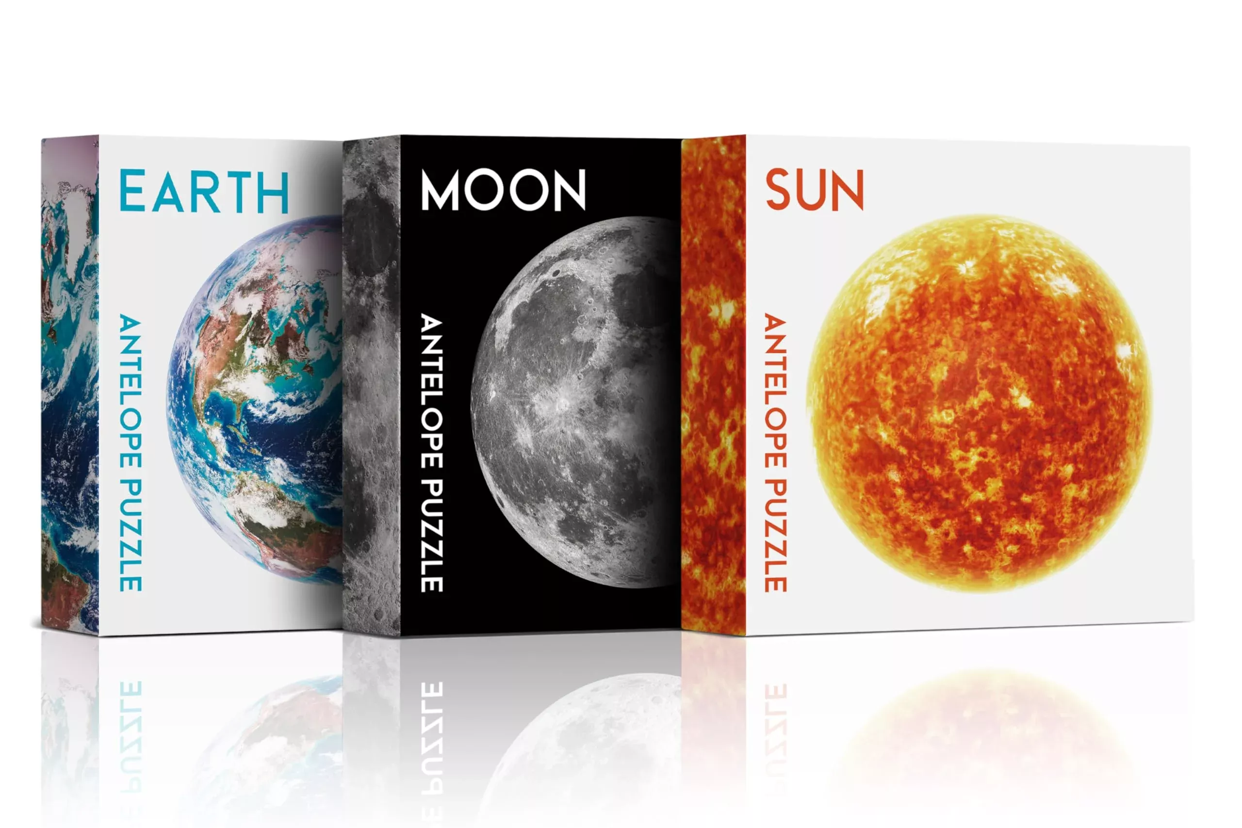 ANTELOPE 1000 Piece Jigsaw Puzzle - Earth, Moon, Sun Design