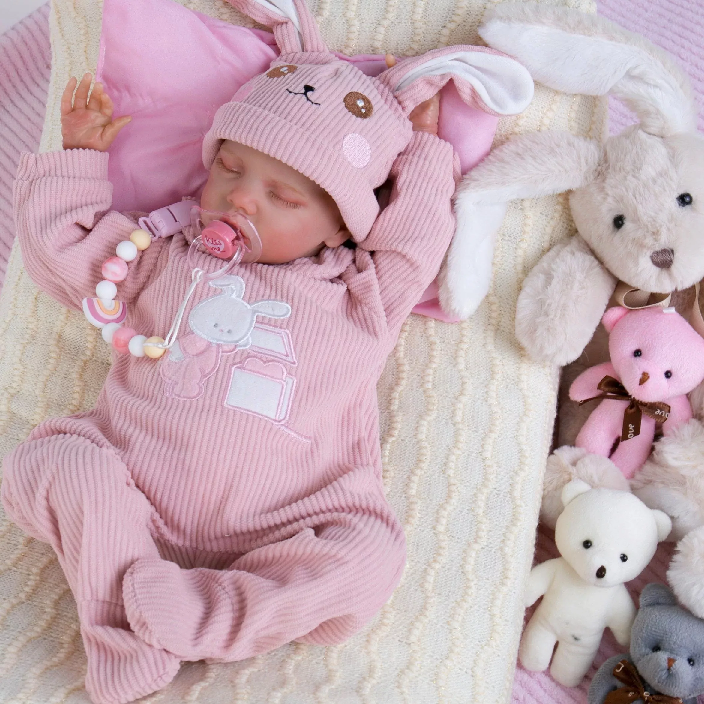 Aori Reborn Baby Doll - 18 Inch Twin Girl - Realistic Lifelike Toy