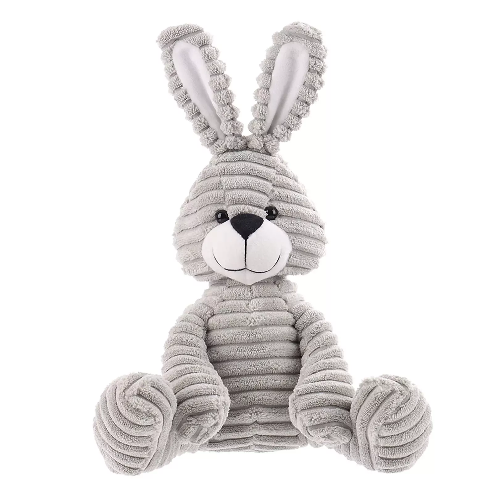 Apricot Lamb Plush Bunny Toy for Kids, 8.5 Inch, Gray