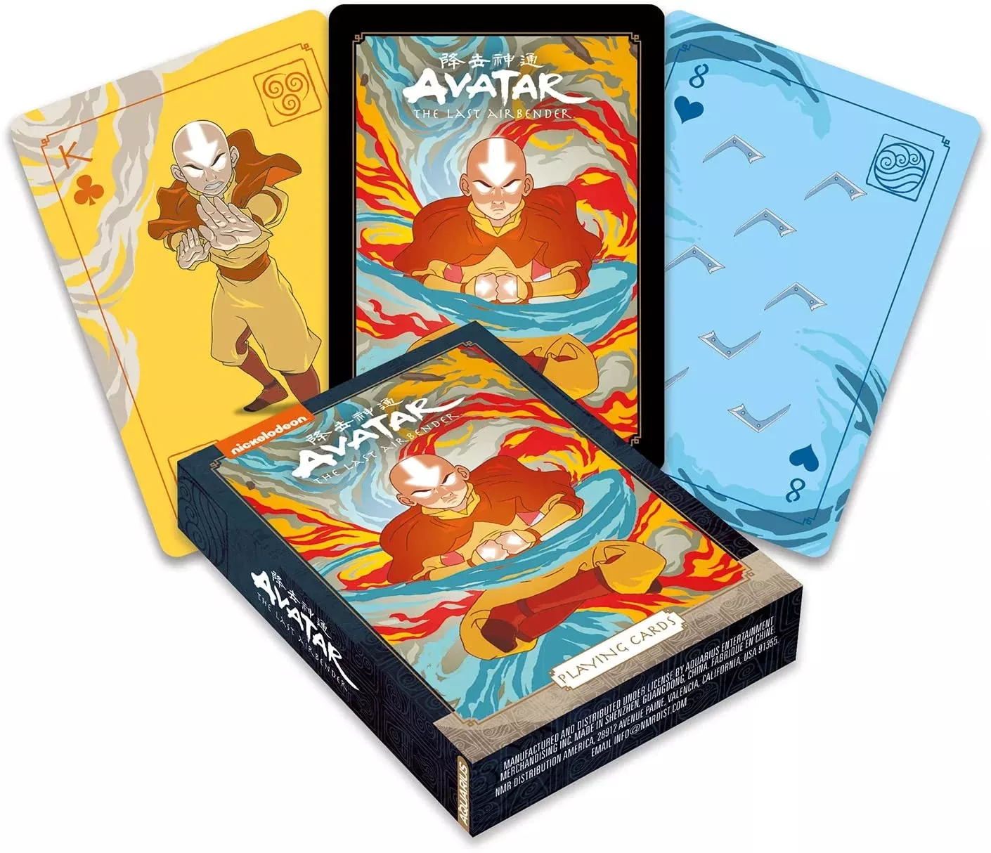 AQUARIUS Avatar Playing Cards Deck - Multicolor, One Size, 54 Cards