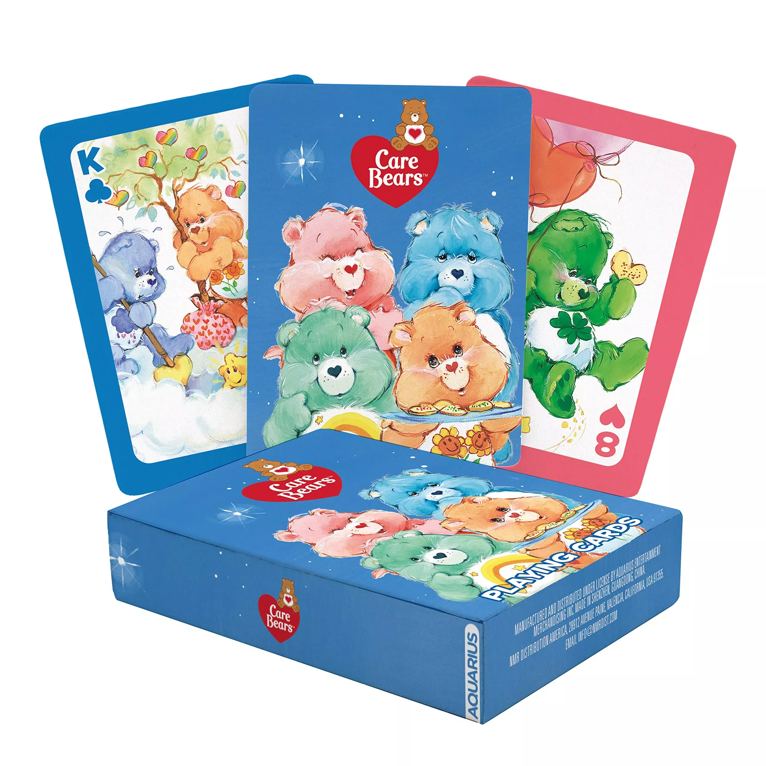 AQUARIUS Classic Care Bears Playing Cards - Multicolored, 2.5"x