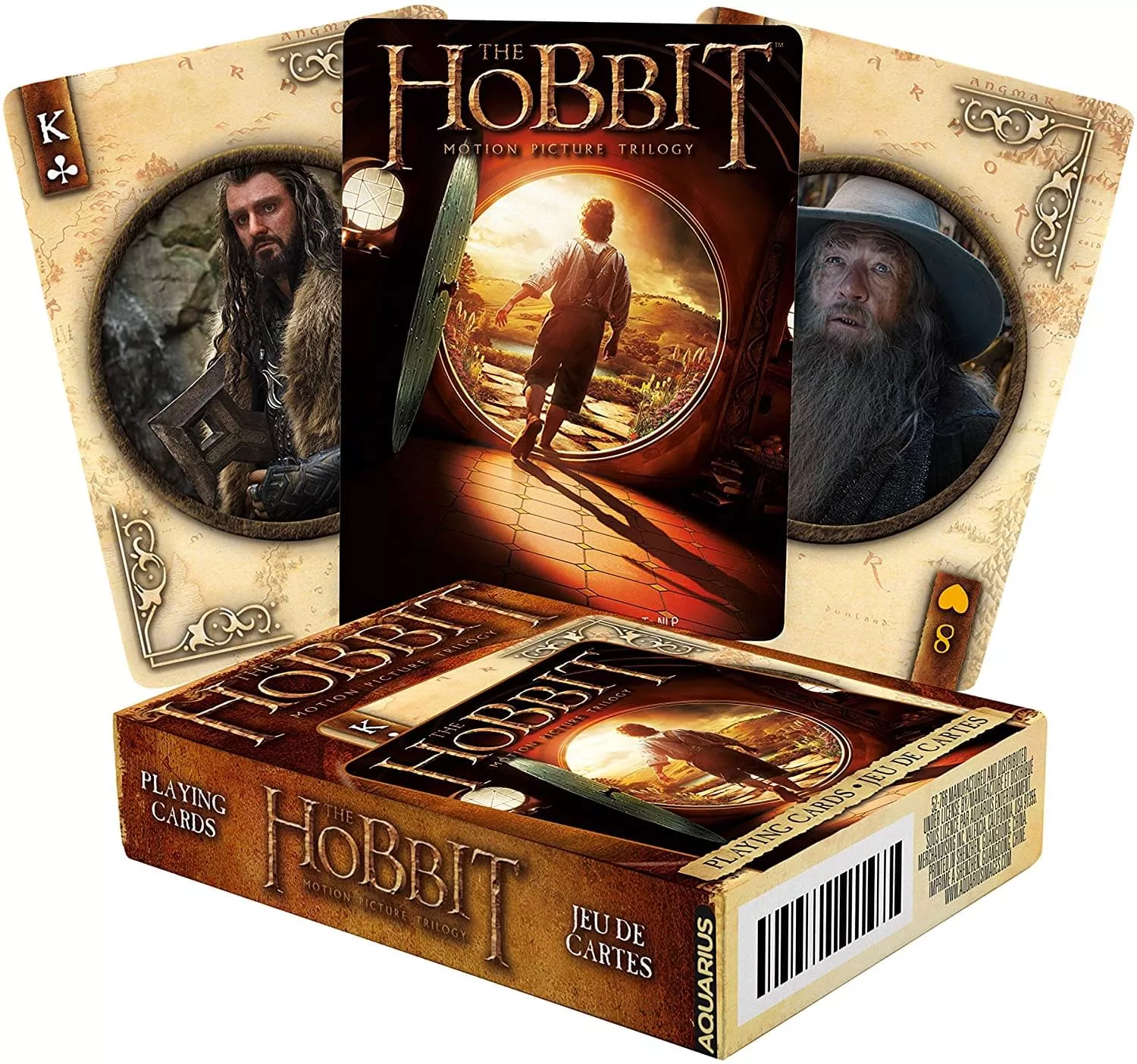 AQUARIUS The Hobbit Playing Cards - Multicolored, 54 Unique Designs