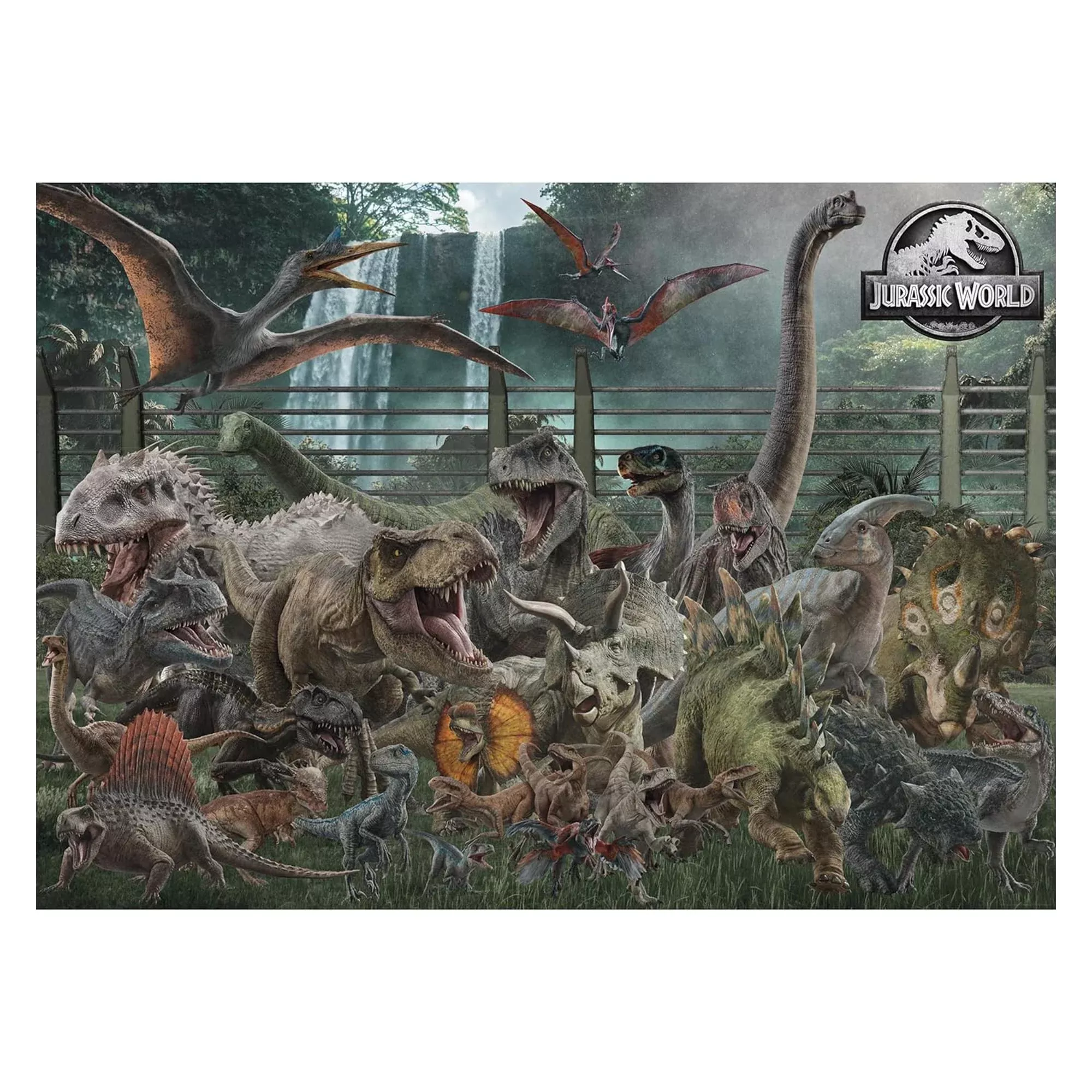 AQUARIUS Jurassic World 3000 Piece Jigsaw Puzzle 32 x 45 J
