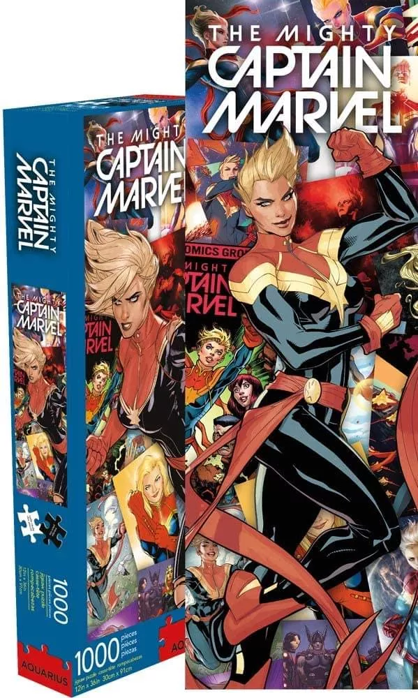 AQUARIUS Marvel Capt Marvel Collage 1000 pc Puzzle Multicolor 12x