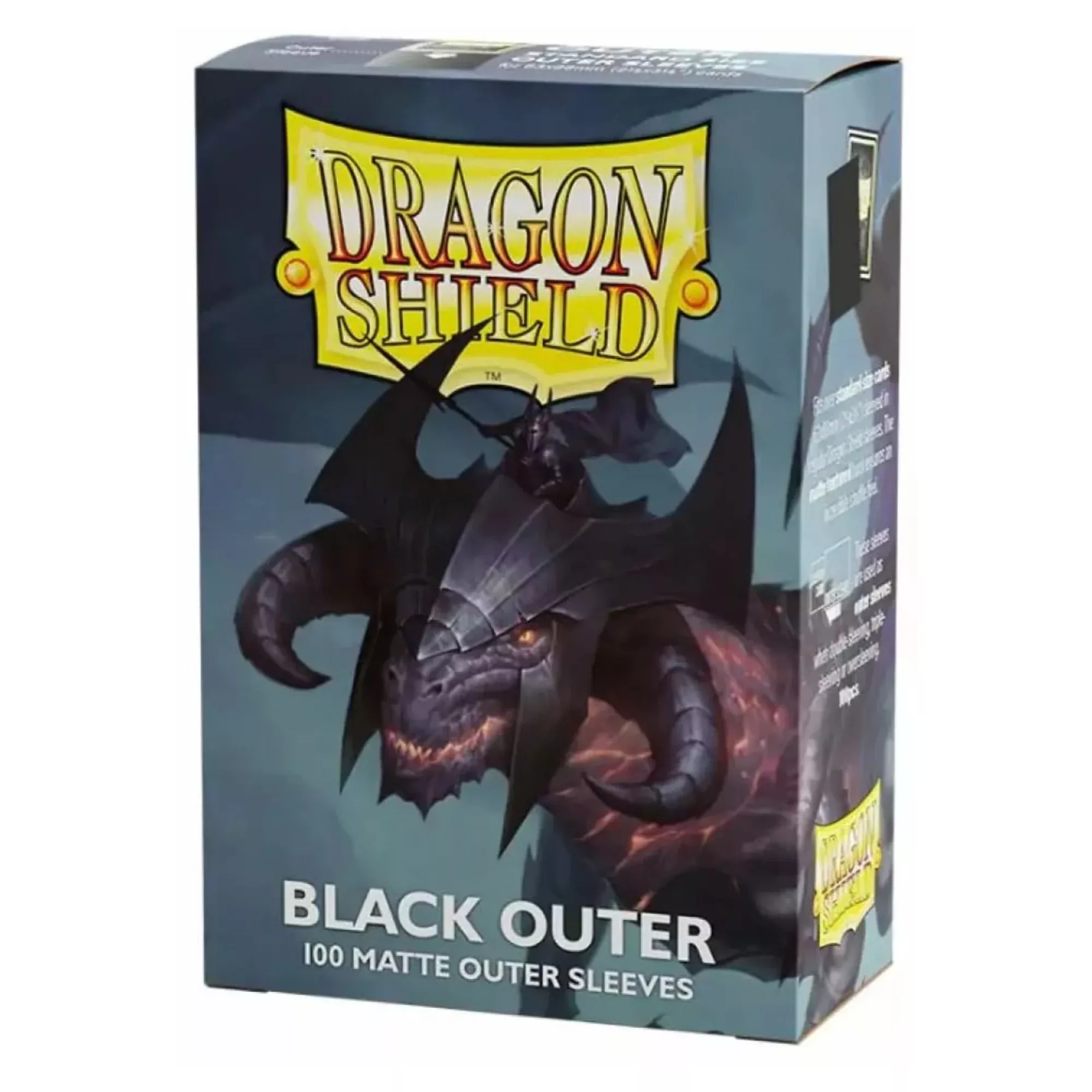 Arcane Tinmen Matte Black Outer Sleeves for Card Protection - Multicolor