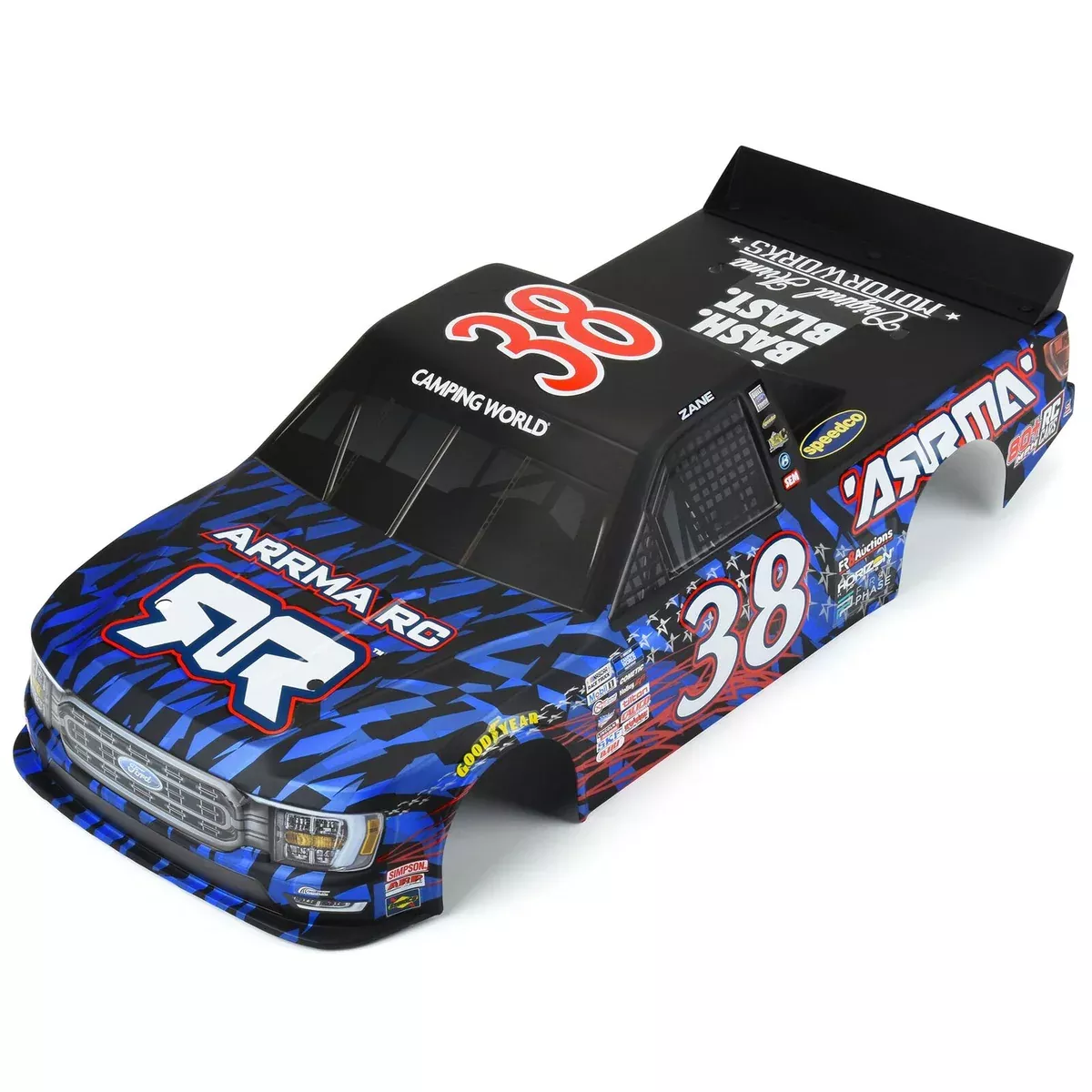 ARRMA 410016 NO38 Ford NASCAR Truck LE Body for INFRACTION 6S
