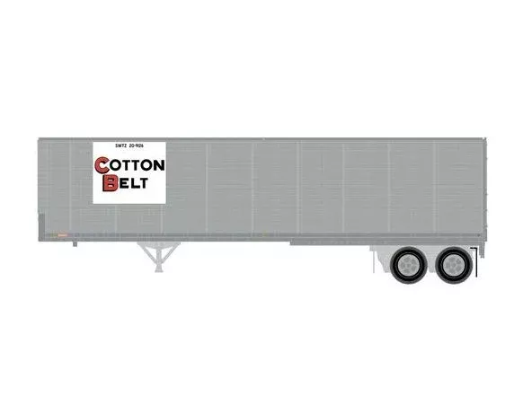 Athearn 1074 HO Scale 40' Fruehauf Z-Van Trailer Cotton Belt SWTZ 20-9120
