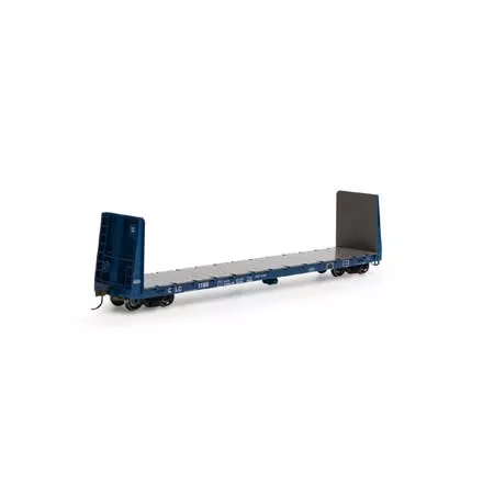 Athearn 17065 HO Scale 60' Bulkhead Flatcar CLC 1180