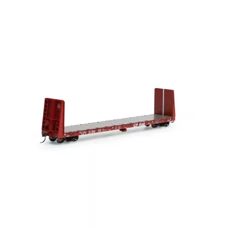 Athearn 17070 HO Scale 60' Bulkhead Flatcar Canadian Pacific CP 316410