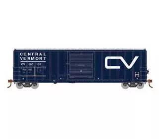 Athearn 18700 HO Scale 50' FMC 5347 Boxcar Central Vermont CV 600157