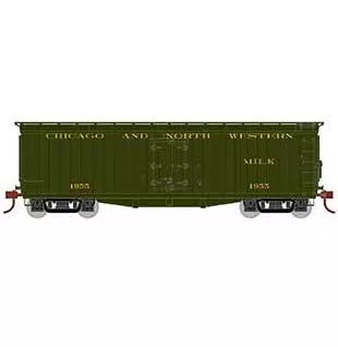Athearn 24025 N Scale 40' Pfaudler Milk Car Chicago & North Western C&NW 1955
