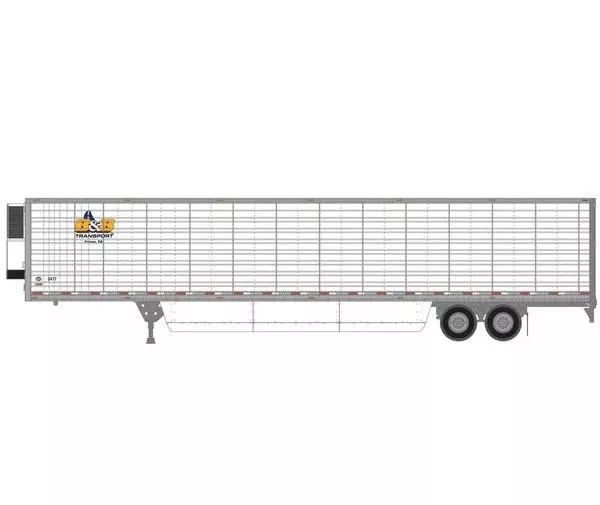 Athearn 26753 HO Scale 53' Utility Reefer Trailer B&B Transport 2417