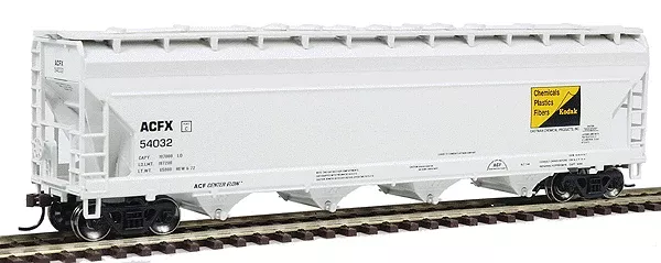 Athearn 7209 HO Scale ACF Covered Hopper Kodak ACFX 54032 - USED