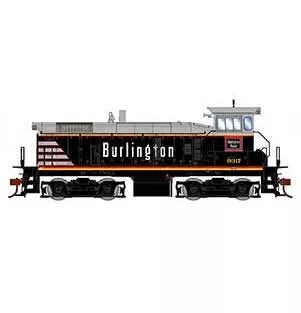 Athearn 86745 HO Scale EMD SW1000 CB&Q 9317