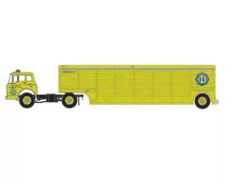 Athearn 92463 HO Scale Ford C Tractor with Trailer Fire Rescue 14