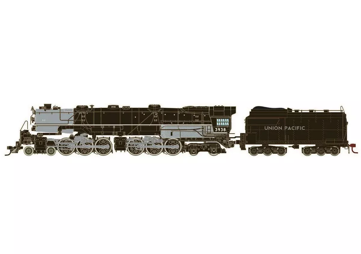 Athearn Genesis G1022 HO Scale 4-6-6-4 Challenger w/Coal Tender Union Pacific UP 3938 DCC/Sound