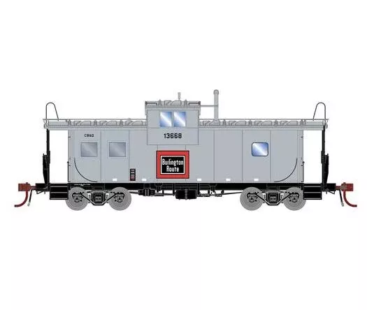Athearn Genesis G1088 ICC Caboose Burlington CB&Q 13668 w/DCC & Lights