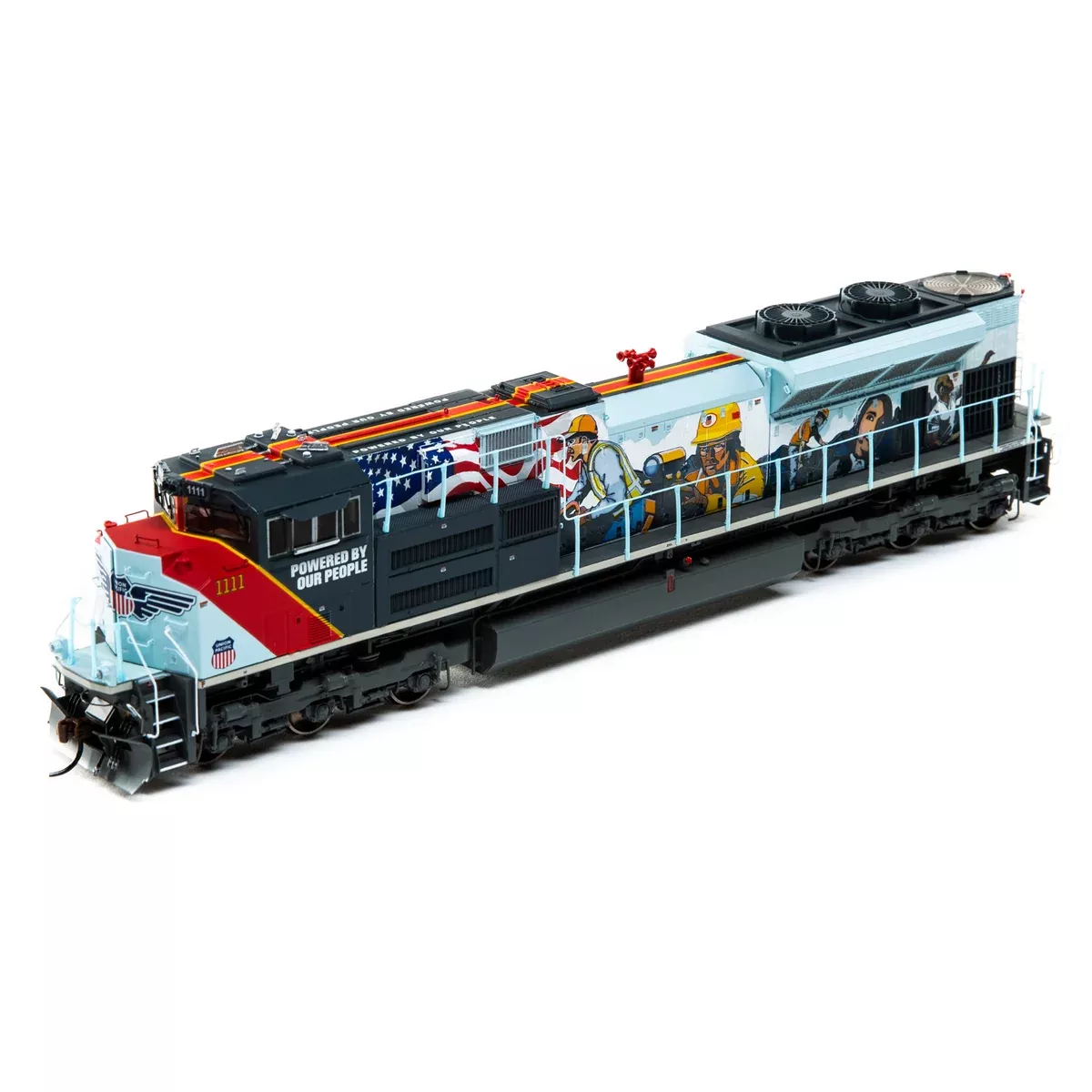 Athearn Genesis G11110 HO Scale SD70ACe Union Pacific "Powered by Our People" UP 1111 - DCC (USED)