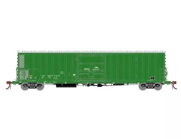 Athearn Genesis G1141 FGE 57' Mechanical Reefer Data Only 'Green' w/Sound