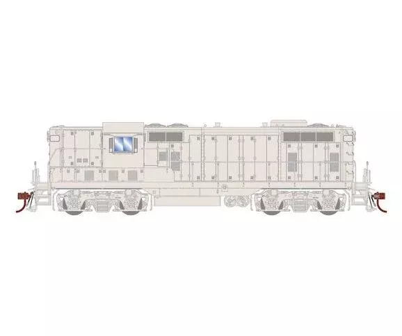 Athearn Genesis G1246 HO Scale EMD GP7 Undecorated Ph II w/Non-Dynamic Brakes DC