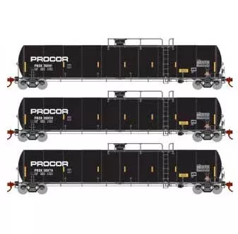 Athearn Genesis G25587 HO Scale 33,900 Gallon LPG Tank Car Procor PROX 3 Pack #2