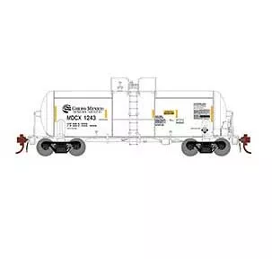 Athearn Genesis G25749 HO Scale 13,000 Gallon Acid Tank Car Grupo Mexico MDCX 1243