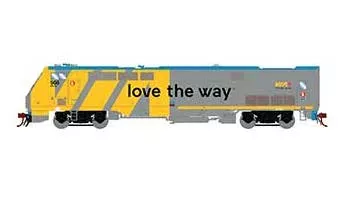 Athearn Genesis G81331 HO Scale P42DC Diesel VIA "Love the Way"908 DCC Sound
