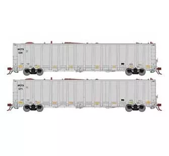 Athearn Genesis GN12570 N Scale NSC 6400 Gondola with Load WCTX 2 Pack