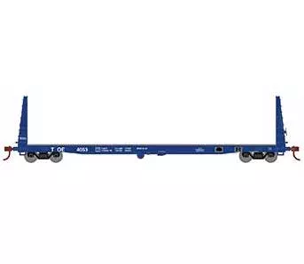 Athearn HO Scale 17222 60' BulkheadFlatcar Texas Oklahoma & Eastern TOE 4053