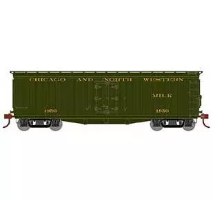 Athearn HO Scale 84707 40' Pfaudler Milk Car Chicago & North Western C&NW 1950