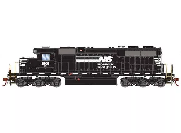 Athearn RTR 1432 HO Scale EMD SD38 Norfolk Southern NS 3806 DC