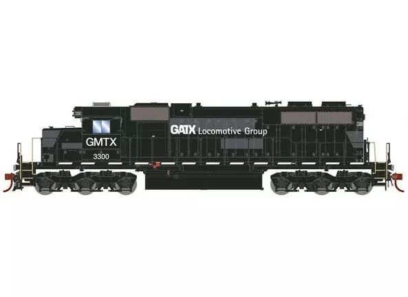 Athearn RTR 1434 HO Scale EMD SD38 GATX GMTX 3300 DC Prime for Grime