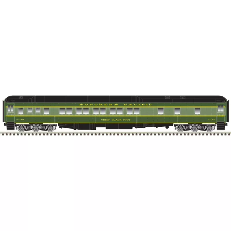 Atlas 20006607 HO Scale PS 10-1-1 Sleeper Pullman Northern Pacific NP "Chief Black Foot"